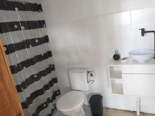 Phòng tắm tại Casa das Moréias