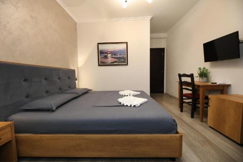 Cama o camas de una habitación en Hotel Salvadore