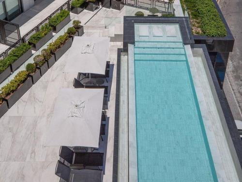 an overhead view of a swimming pool at a hotel at Aurum 501 and 101 in Cape Town