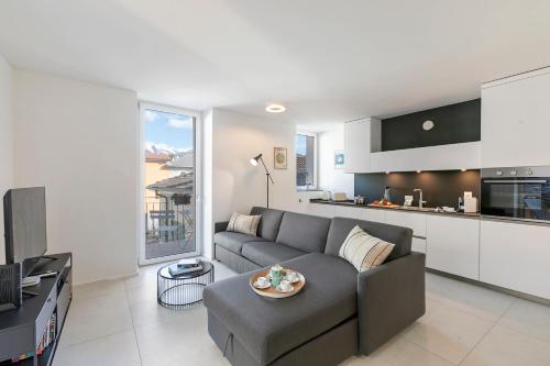 Kuchyň nebo kuchyňský kout v ubytování Corte di Ascona Apartments - Happy Rentals