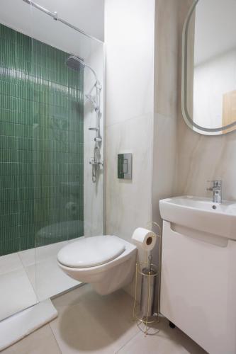 Salle de bains dans l'établissement Fera