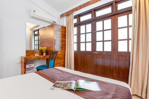 Katil atau katil-katil dalam bilik di Blue Beach Villa