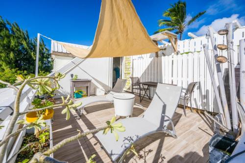 Zahrada ubytování Ma cabane sur la plage