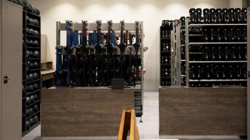 a room filled with lots of bottles of wine at Doubletree By Hilton Kars Sarikamis in Sarıkamıs