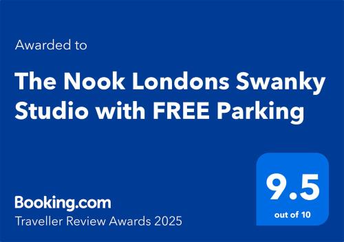 The Nook Londons Swanky Studio with FREE Parking photo 10