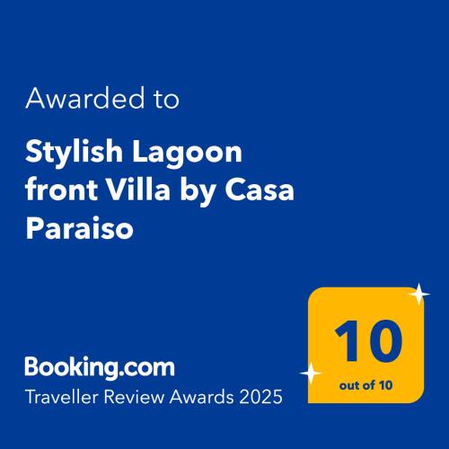 a yellow sign with the text wanted to sushi lagoon front villa by case at Stylish Lagoon front Villa by Casa Paraiso in Cancún