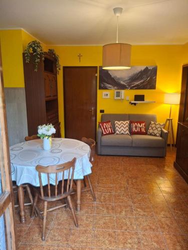 Χώρος καθιστικού στο La casa di Toby