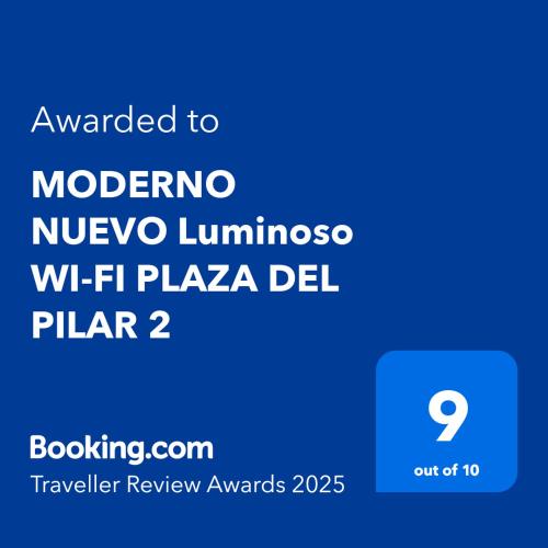 a screenshot of a cell phone with the text wanted to morina niveo at MODERNO NUEVO Luminoso WI-FI PLAZA DEL PILAR 2 in Zaragoza