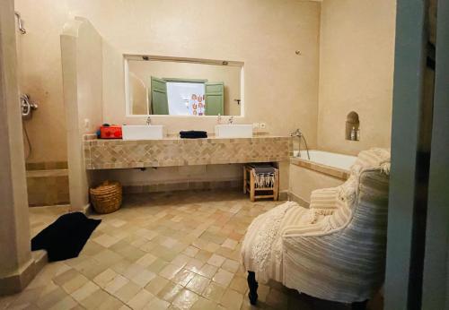 Kúpeľňa v ubytovaní Riad Danka