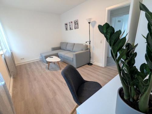 Χώρος καθιστικού στο 2 Zimmer Wohnung Zentrum Offenburg