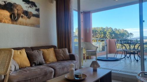 Posezení v ubytování Appartement Horizon bleu vue panoramique sur mer