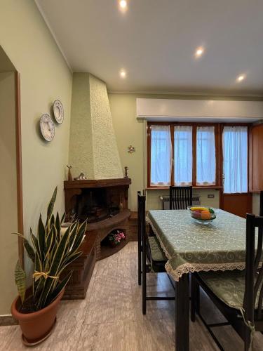 Posezení v ubytování Casa Rontani