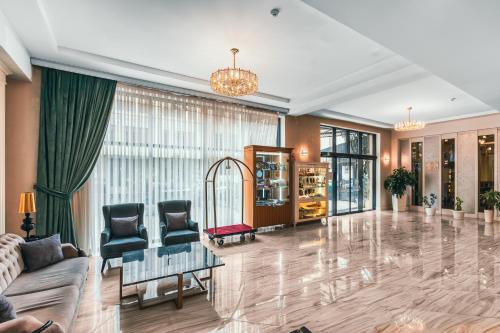 Posezení v ubytování ALBA HOTEL & SPA