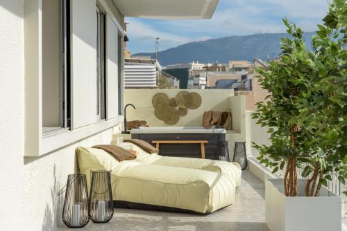 Bright Acropolis Loft Plunge Pool