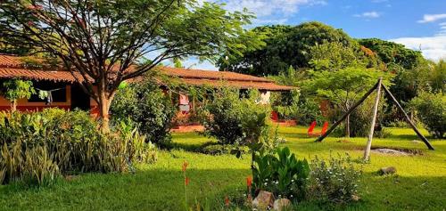 Κήπος έξω από το Camping estação lunar - Terra Ronca