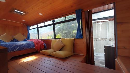 Una cama o camas en una habitación de Los Nopales Glamping