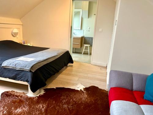 Postel nebo postele na pokoji v ubytování La Mer