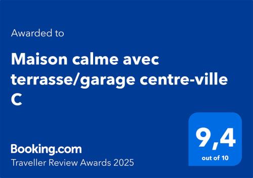 a screenshot of the mason gameagencyagencyagencyvance centre logo at Maison calme avec terrasse/garage centre-ville C in Dijon