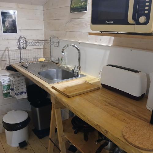 Dapur atau dapur kecil di Le Chouette loft