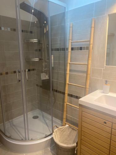 Ένα μπάνιο στο Appartement près de la Citadelle