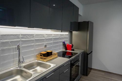 Køkken eller tekøkken på Loft Suite