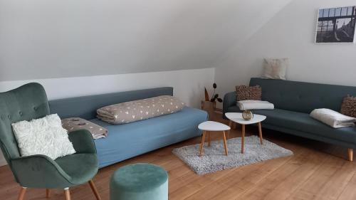 Posezení v ubytování Appartement Tischi