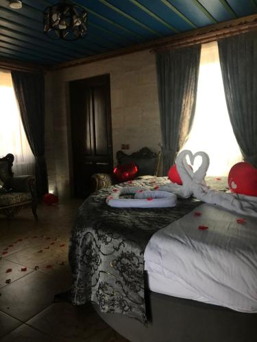 Katil atau katil-katil dalam bilik di Hermes Cave Hotel