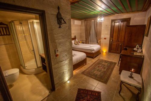 Katil atau katil-katil dalam bilik di Hermes Cave Hotel
