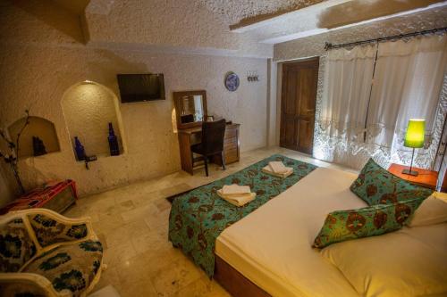 Katil atau katil-katil dalam bilik di Hermes Cave Hotel