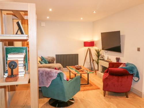 Posezení v ubytování Orchard Retreat Staycation