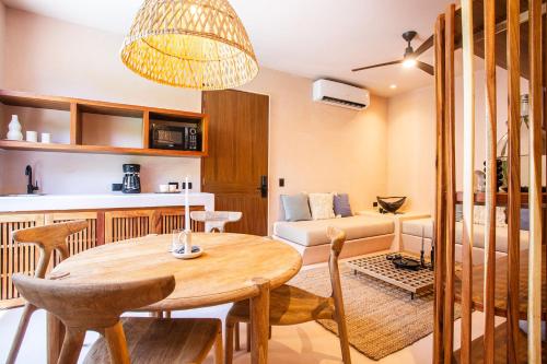 Η κουζίνα ή μικρή κουζίνα στο Marakame Suites