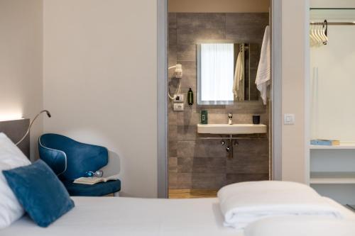 Koupelna v ubytování Hotel Oasi Beach