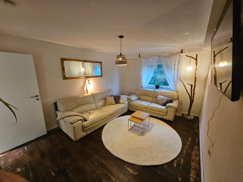 Posezení v ubytování Ferienwohnung Josy