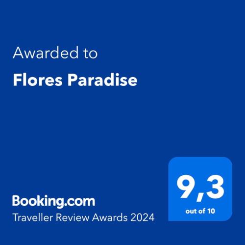 zrzut ekranu telefonu z tekstem przyznanym rajowi telefonów w obiekcie Flores Paradise Playa w mieście Puerto de Sagunto
