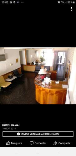 Χώρος καθιστικού στο Hotel Hawai