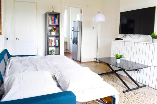 appartement bleu