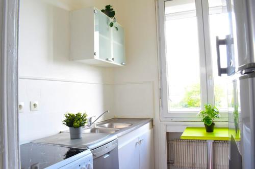 appartement bleu