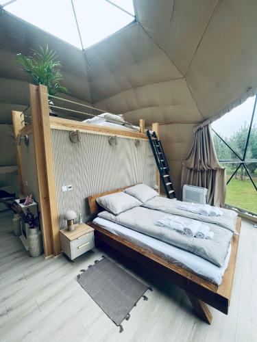Postel nebo postele na pokoji v ubytování Glamping Modern