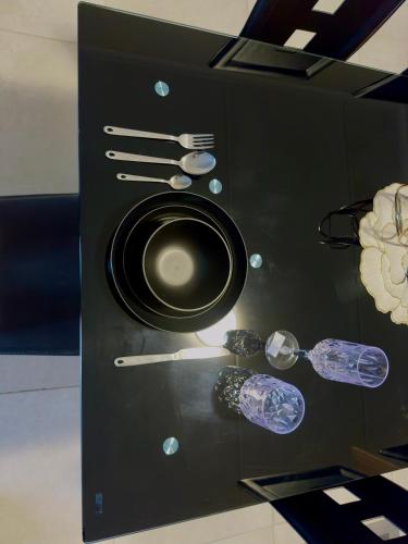 a black box with some utensils and utensils at Dimension 1 in Midrand