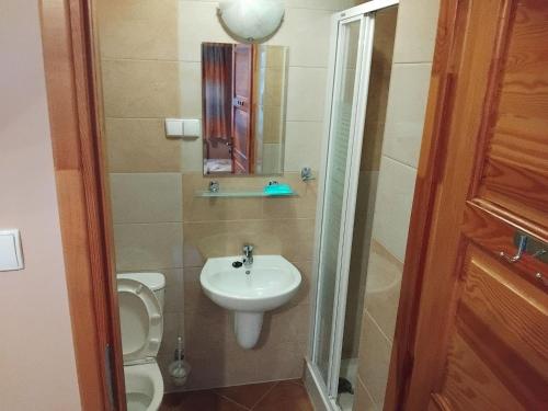 Koupelna v ubytování Willa Jakubek Jakub Bobak