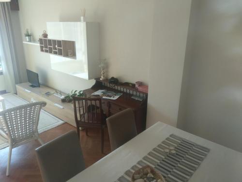 Χώρος καθιστικού στο Apartamento luminoso con vistas a la ría