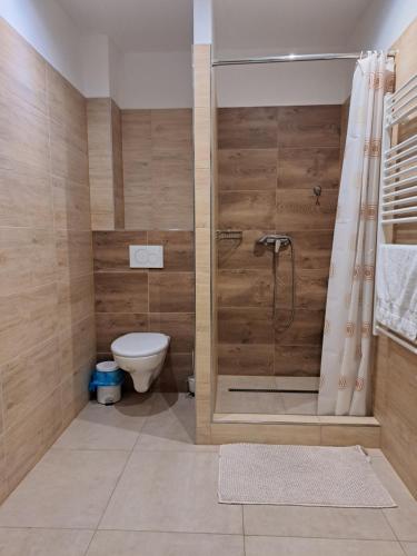 Koupelna v ubytování Apartmán Wellness-Detva