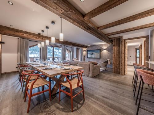 Appartement de luxe avec conciergerie 5*, vue montagne, 3 chambres, ski room - FR-1-613-125