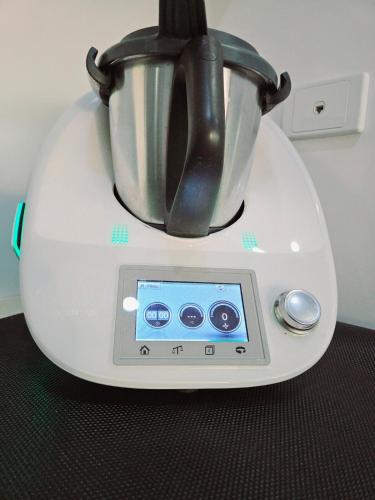 a blender with a pot on top of it at Skyview 2 bathroom Sub-Penthouse Harbour Views in Darwin