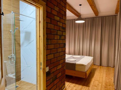 Koupelna v ubytování Kemin Guest House