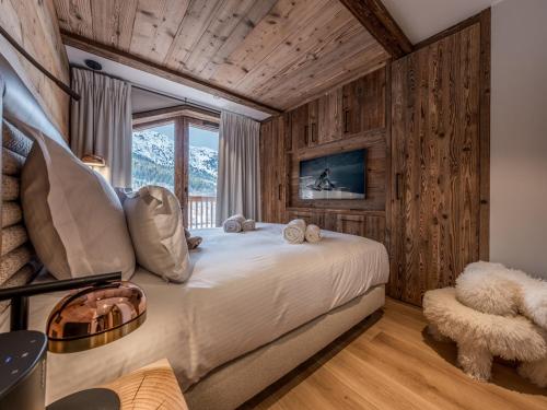 Appartement de luxe, 3 chambres, cheminée, conciergerie 5*, ski room, non-fumeur - FR-1-613-124