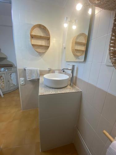 Ένα μπάνιο στο B&B Casa Mil Sueños