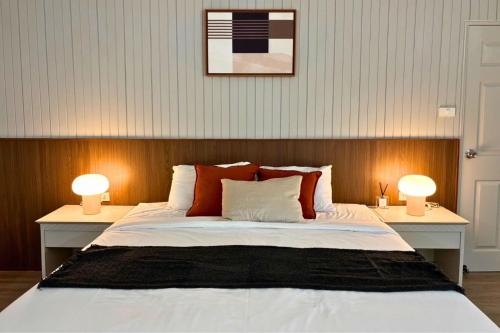 Seastar Hotel and Service Apartmentにあるベッド
