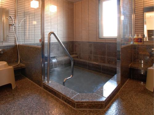 Koupelna v ubytování AB Hotel Okazaki