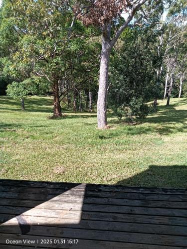 Jardín al aire libre en Cabins @ The View